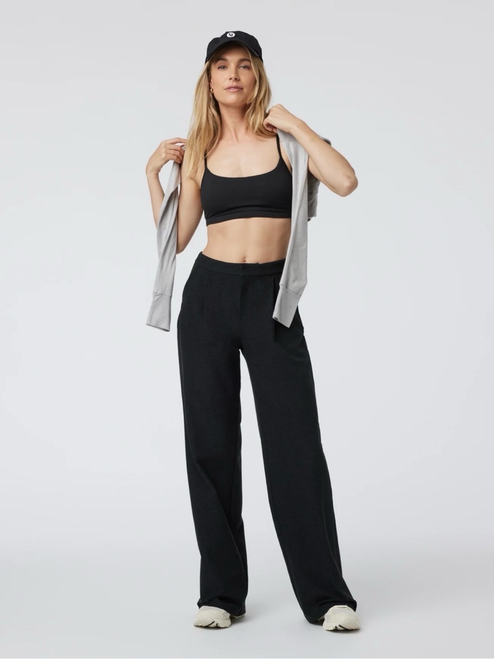 Vouri Elevation Trouser in Black Heather (NWOT)